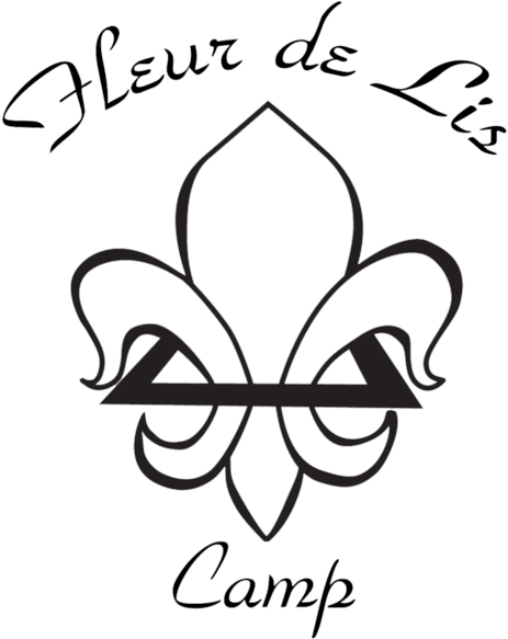 Fleur De Lis Camp (640x640), Png Download