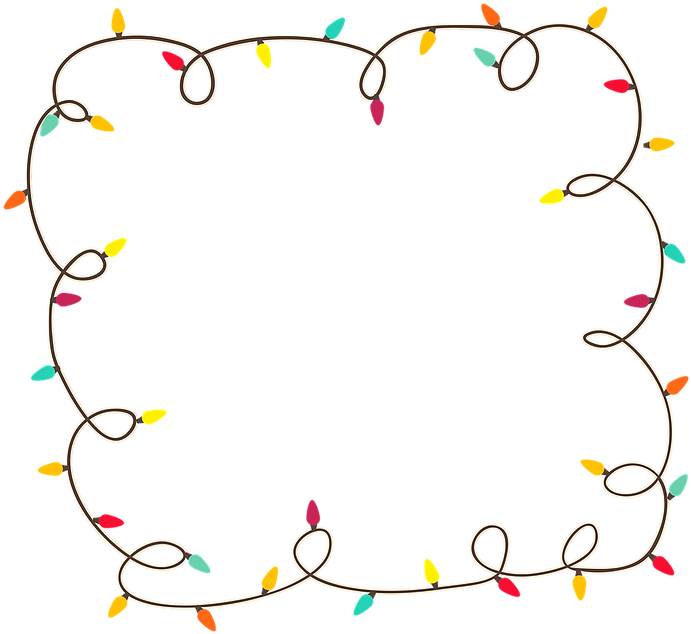 Christmas Lights Clipart 4, Buy Clip Art - Luces De Navidad Png (720x720), Png Download
