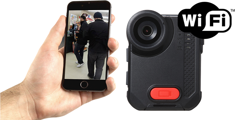 Body Worn Camera With Wifi And Bluetooth - Hand Holding Iphone Png (926x484), Png Download