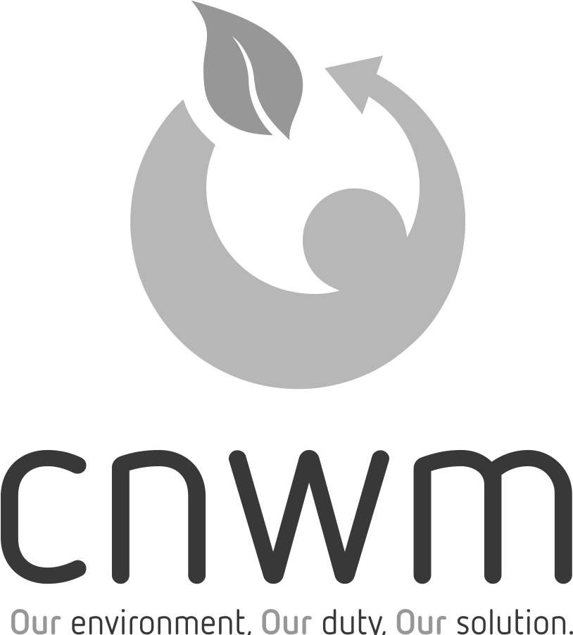 Cnwn Logo Bw - Central Newfoundland Waste Management (1134x907), Png Download