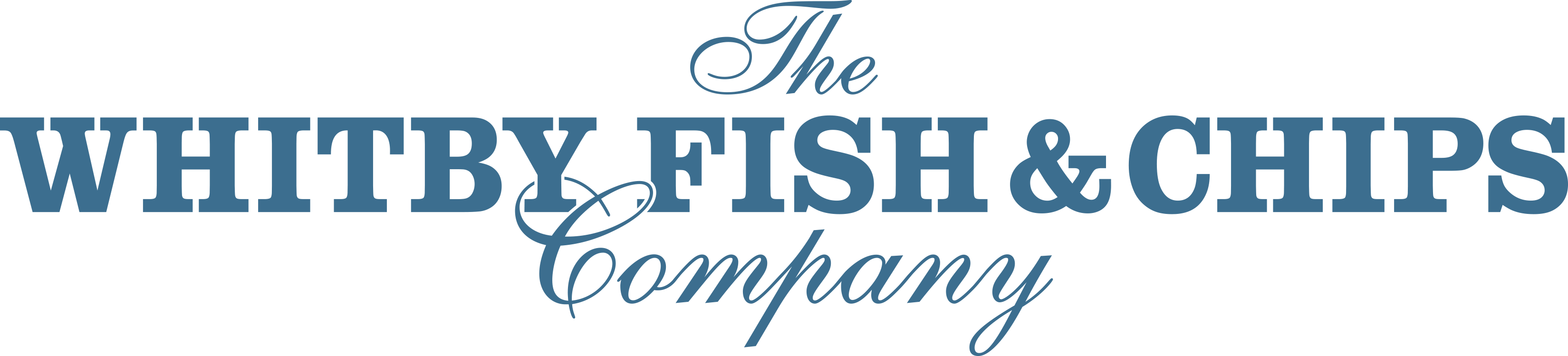 The Whitby Fish And Chips Company - Fish And Chips (3299x749), Png Download