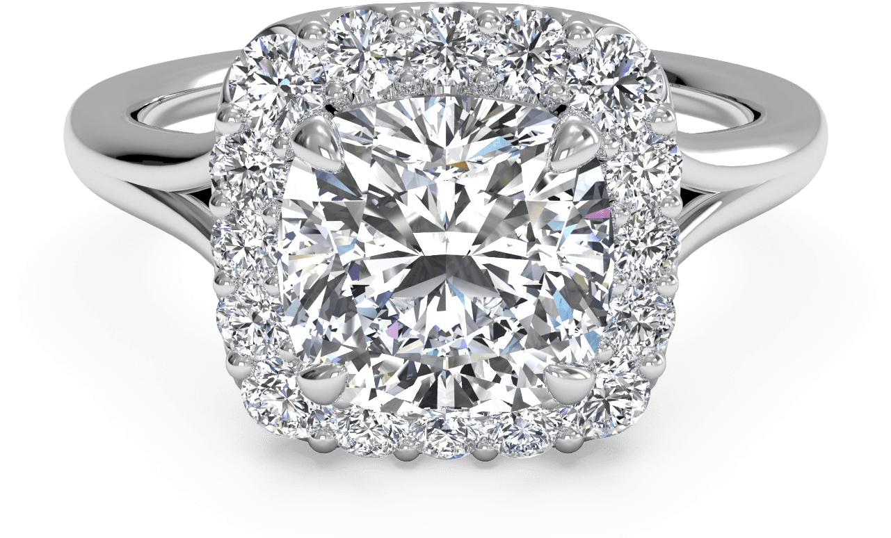 Currently Revered For Its Appearance In The Great Gatsby - Engagement Rings With A Halo Setting (1280x860), Png Download