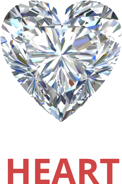 Heart Shape Diamond - Heart Shape 3.90 Ct Diamond Engagement Ring 14k Solid (1024x1024), Png Download