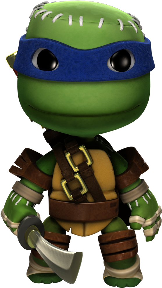 Leonardofront - Little Big Planet 3 Teenage Mutant Ninja Turtles (1200x1200), Png Download
