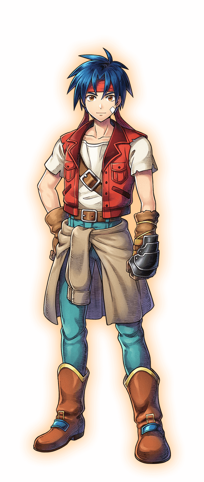Million Memories Artwork - Wild Arms Million Memories Rudy (658x1550), Png Download