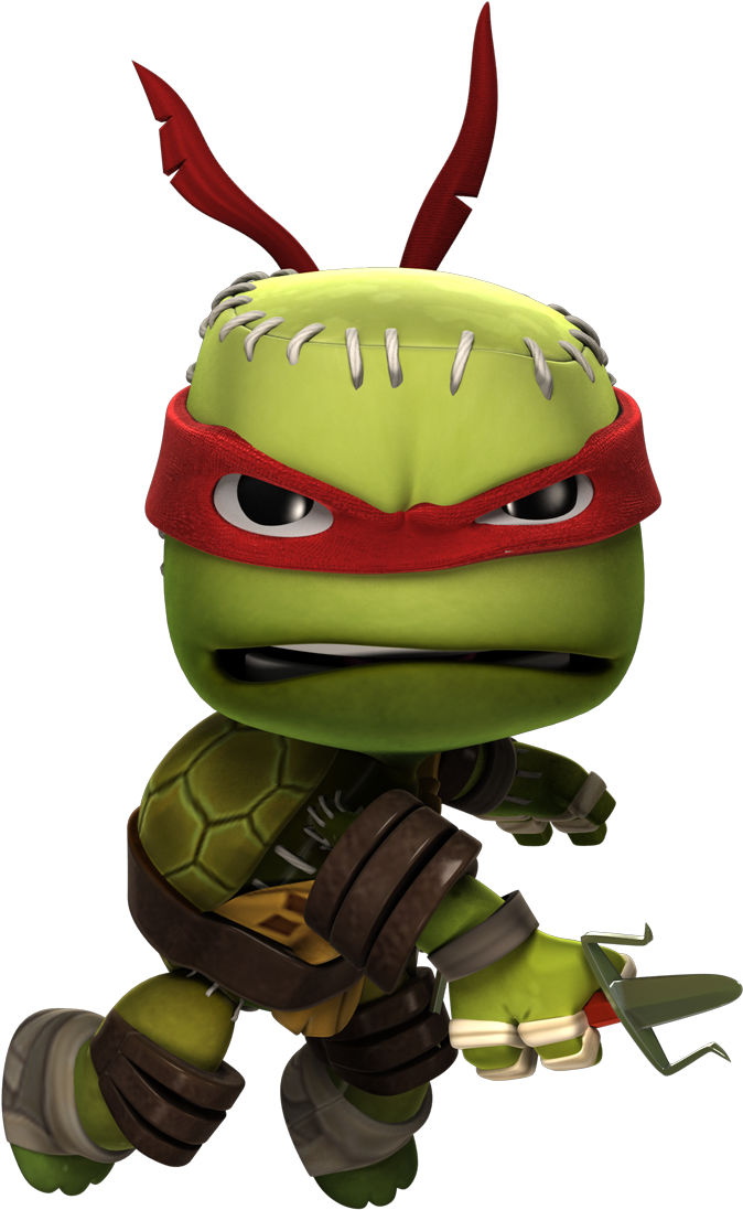 Raphaelpose - Little Big Planet Teenage Mutant Ninja Turtles (1200x1200), Png Download