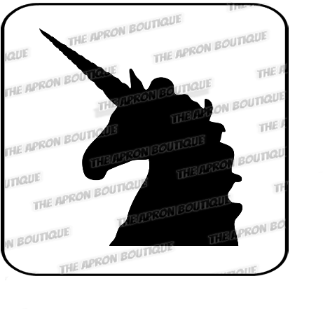 Glitter Tattoos - Unicorn Tattoos - Sparkle Tattoos - Schwarze Unicorn-silhouette Auf Hinterbeinen Karte (1000x1000), Png Download