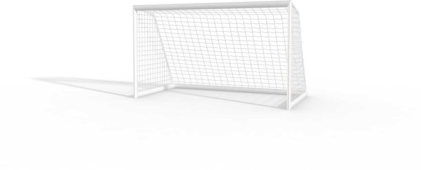 2x1m Portable Pvc Soccer Goal - Portable Aluminium Soccer Goal 3x2m W/ Wheels (1920x1080), Png Download