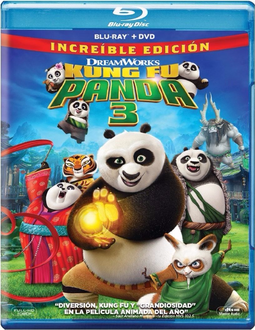 Kung Fu Starring The Voice Of Jack - Kung Fu Panda 3 Blu Ray (640x640), Png Download