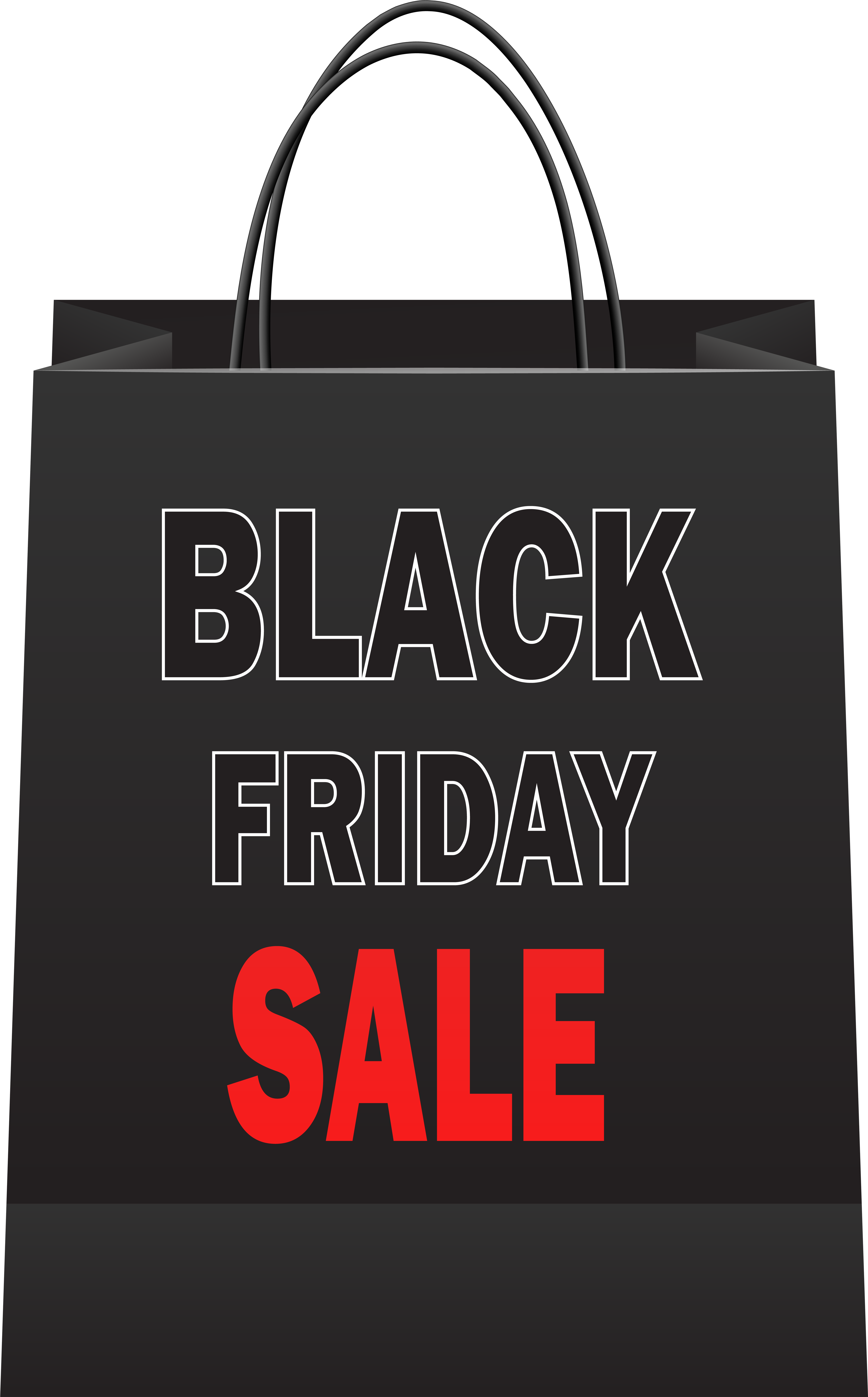 Black Friday Shopping Clipart (5004x8000), Png Download
