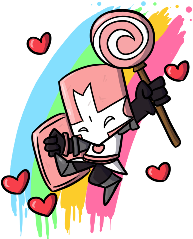 I'm This Lovely Dude On Castle Crashers I Play It On - Castle Crashers Pink Knight Profile (653x800), Png Download