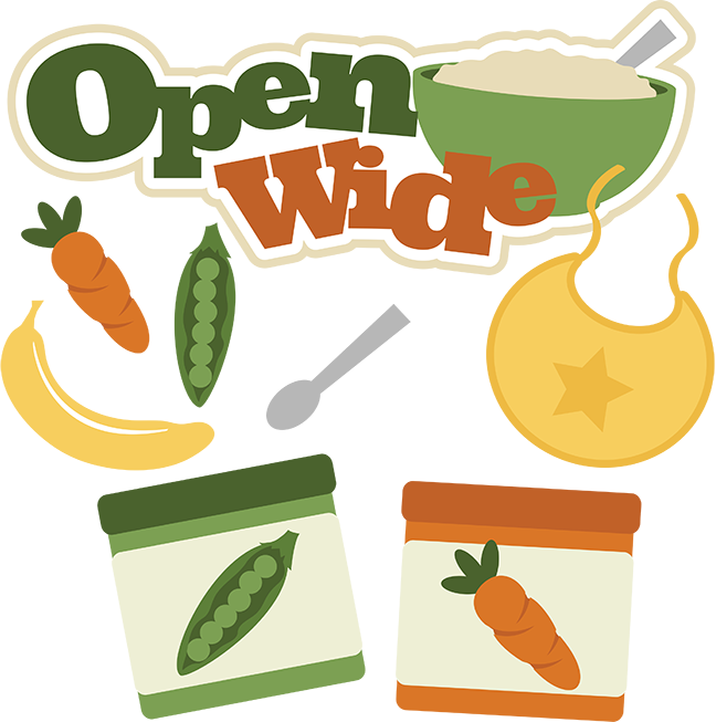 Open Wide Svg Baby Svg Baby Food Svg Carrot Svg Banana - Baby Food Clip Art (648x653), Png Download