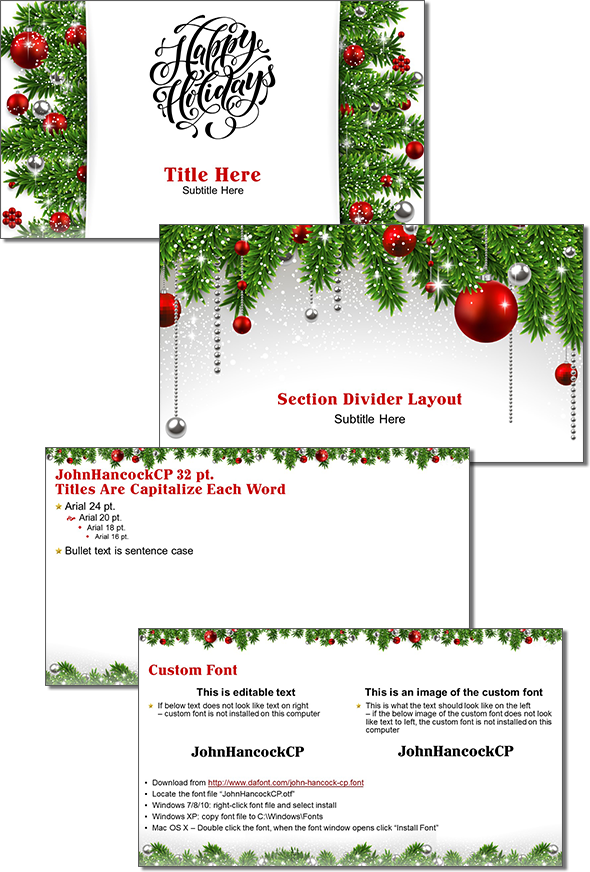Happy Holidays Powerpoint Template - Фигурка Светодиодная «белый Медведь-3» 29x58см (11033) (590x872), Png Download