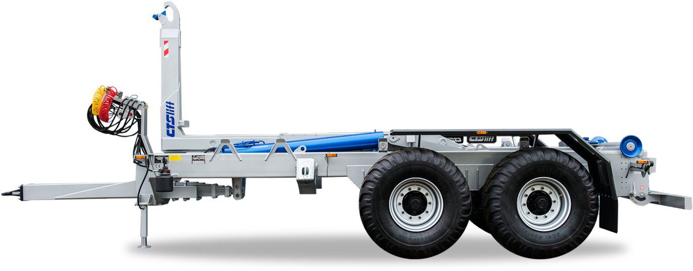 Tractor Trailer Tn Cts 16 57 S - Boat Trailer (1422x700), Png Download