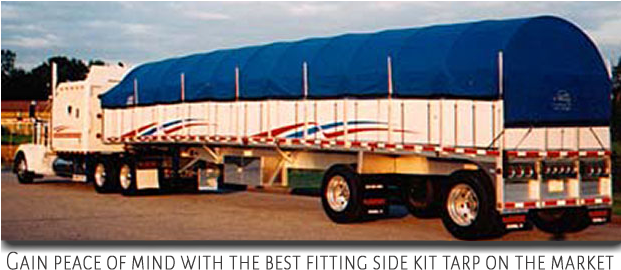 Truck And Trailer Covers - Side Kit Van Trailer (620x280), Png Download