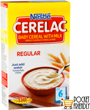 Nestle Cerelac Baby Cereal With Milk - Cerelac Fruit Baby Cereal | 300 Gm (370x370), Png Download