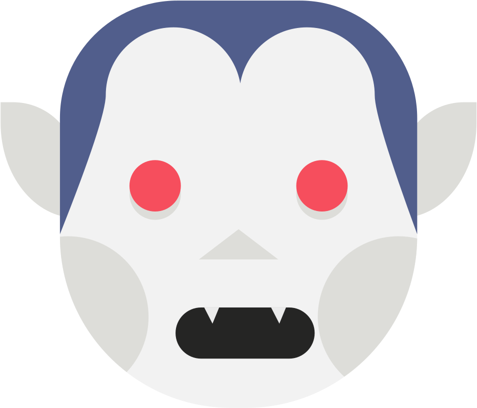 Monster Head - Cartoon (1000x1000), Png Download