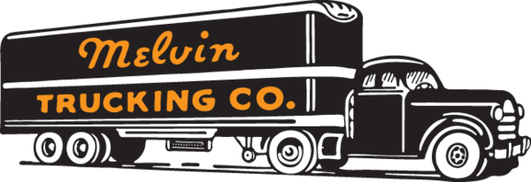 Tractor Trailer - Semi-trailer Truck (600x206), Png Download
