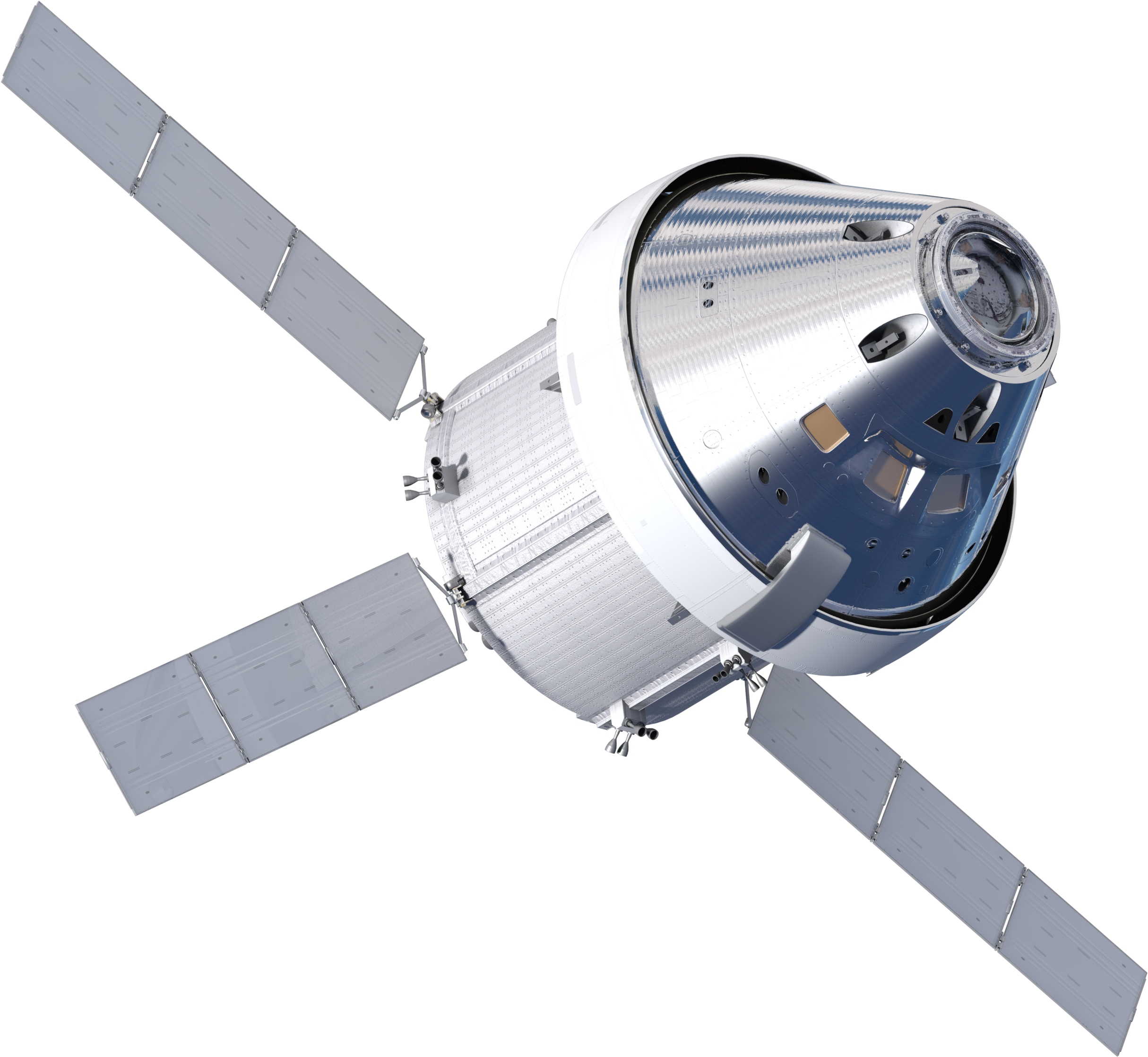 Orthographic View Of Orion Spacecraft, Bottom-front - Orion Spacecraft Transparent Background (4267x2400), Png Download
