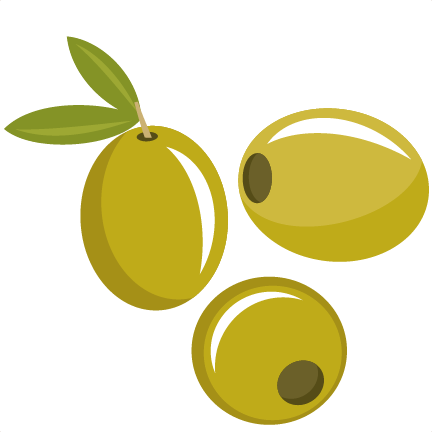 Banner Free Library Olive Clipart - Clip Art Olive (432x432), Png Download
