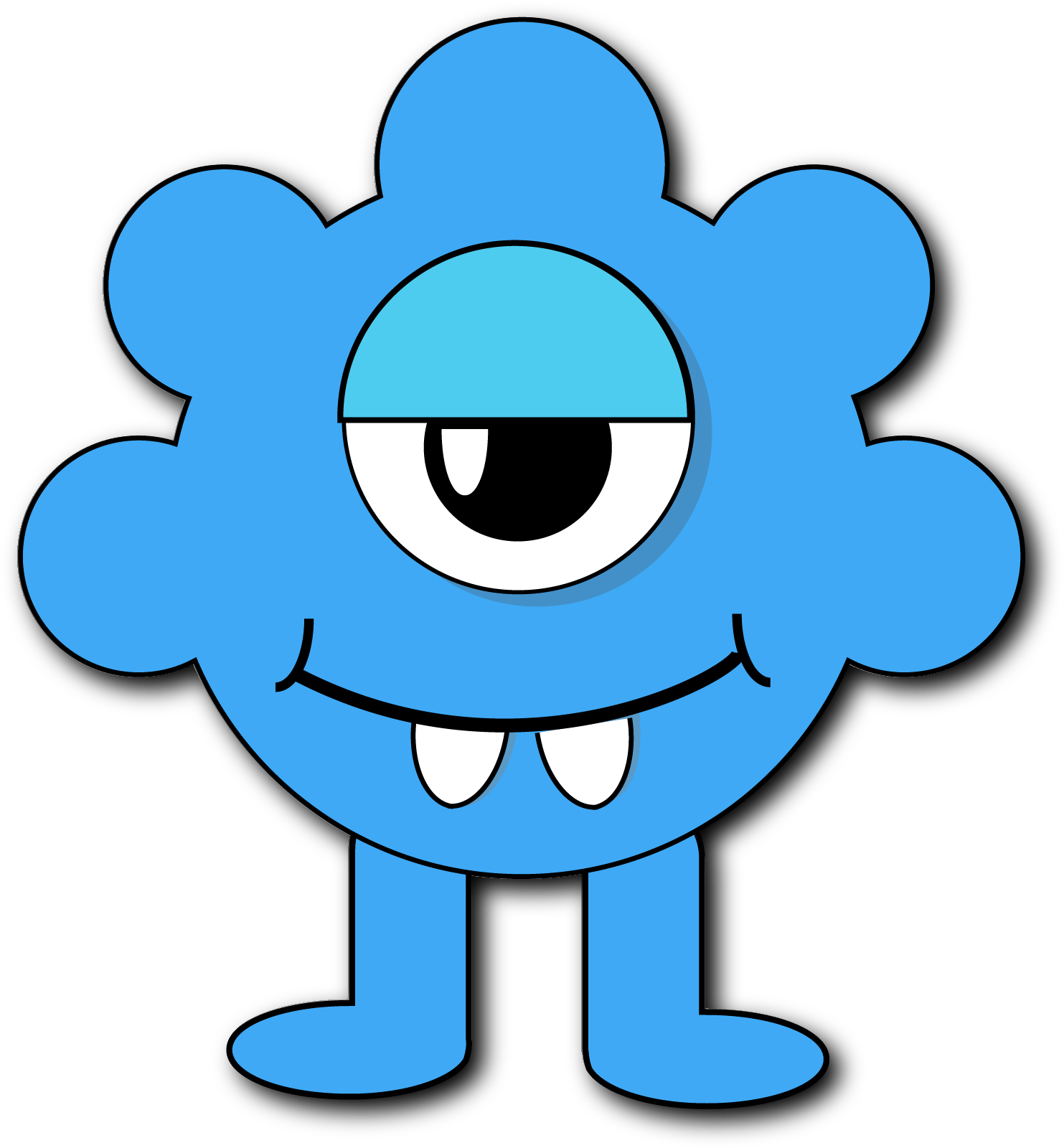 Monsters Etsy Board-02 - Monster Clipart Kids (1800x1800), Png Download