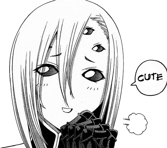 Cute Spider Face Line Art Hair White Black Facial Expression - Spider Girl Monster Musume (583x497), Png Download