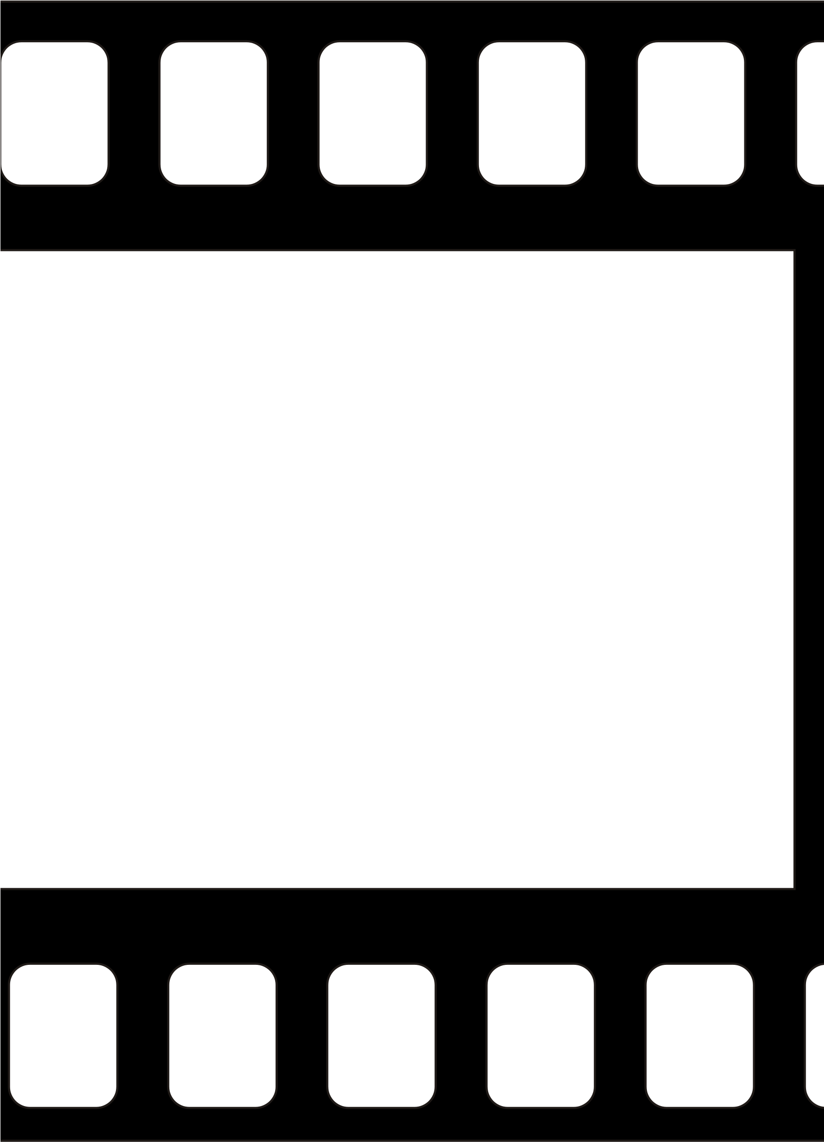 Black Tape Cliparts - Video Tape Clip Art (1697x2400), Png Download