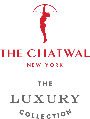 Logo With A Red Silhouette Of An Archer Pointing Upward - New York City (356x470), Png Download