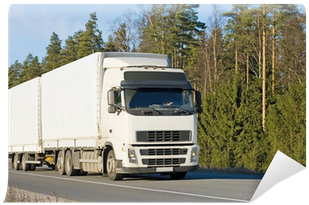 White Blank Tractor Trailer Truck Of "business Vehicles" - Truck (400x400), Png Download