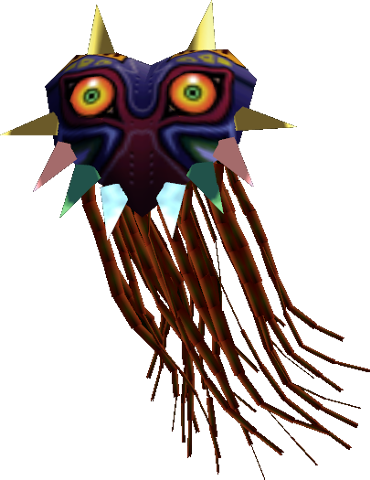Majora's Mask Zelda Tattoo, Nintendo 64 Games, Video - Majora's Mask Boss (370x480), Png Download