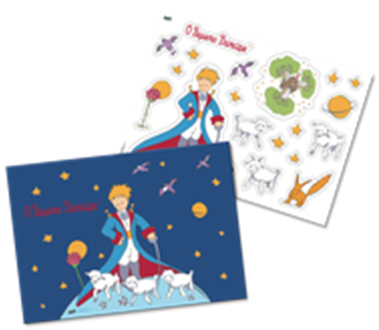 Kit Decorativo Cartonado O Pequeno Príncipe Festcolor - Little Prince (400x339), Png Download