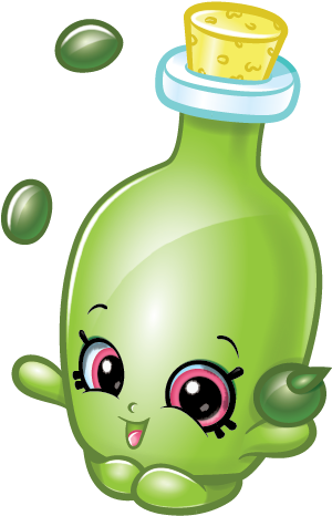 Olive Oil Art - Shopkins Olive Oil (577x496), Png Download