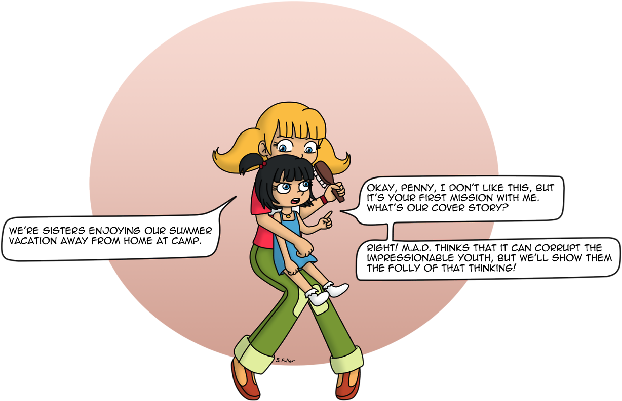 Mad's Latest Scheme Appeared To Involve Infiltrating - Cartoon (1280x969), Png Download