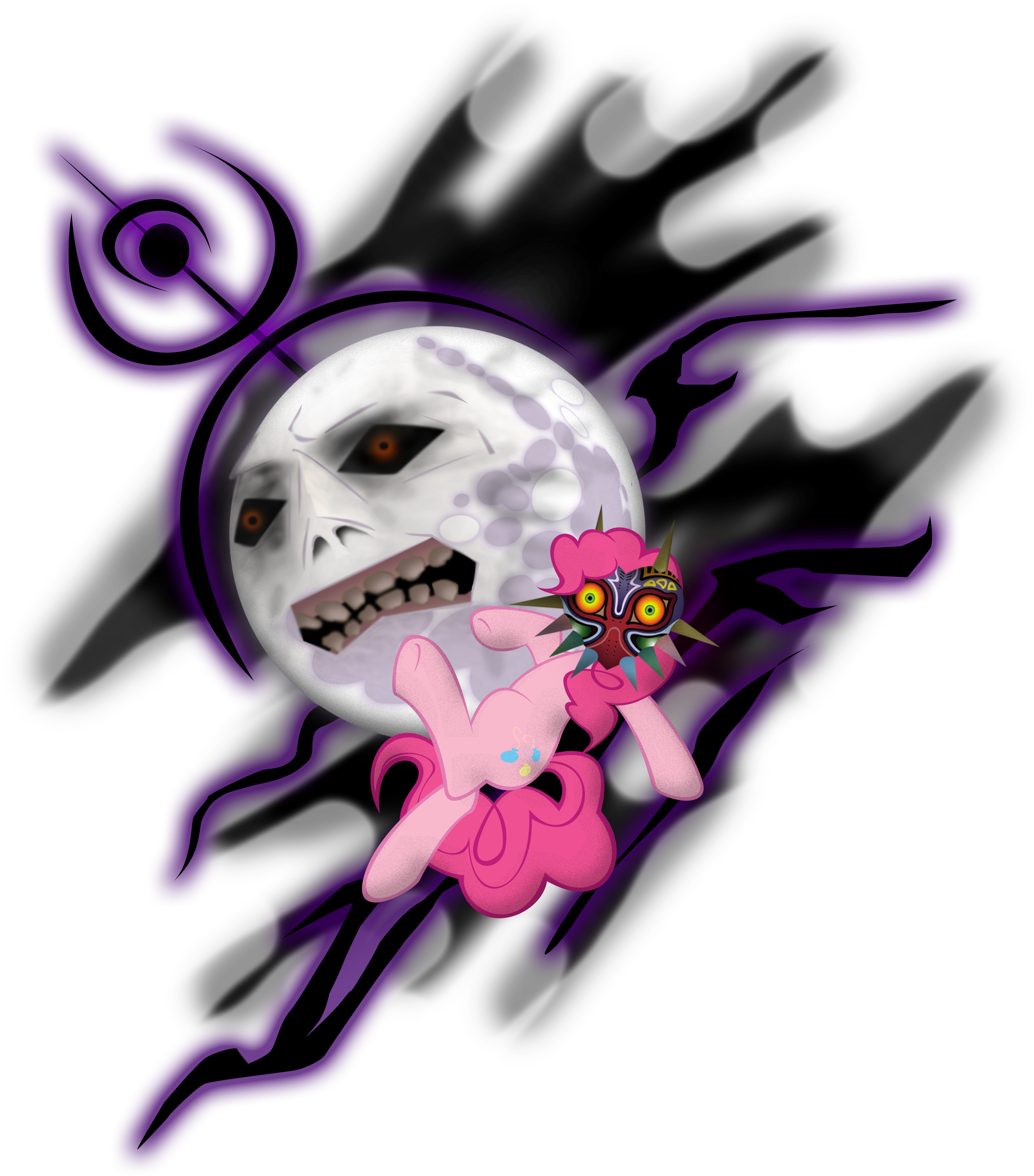 The Legend Of Zelda - Majora's Mask Pinkie Pie (2300x2500), Png Download