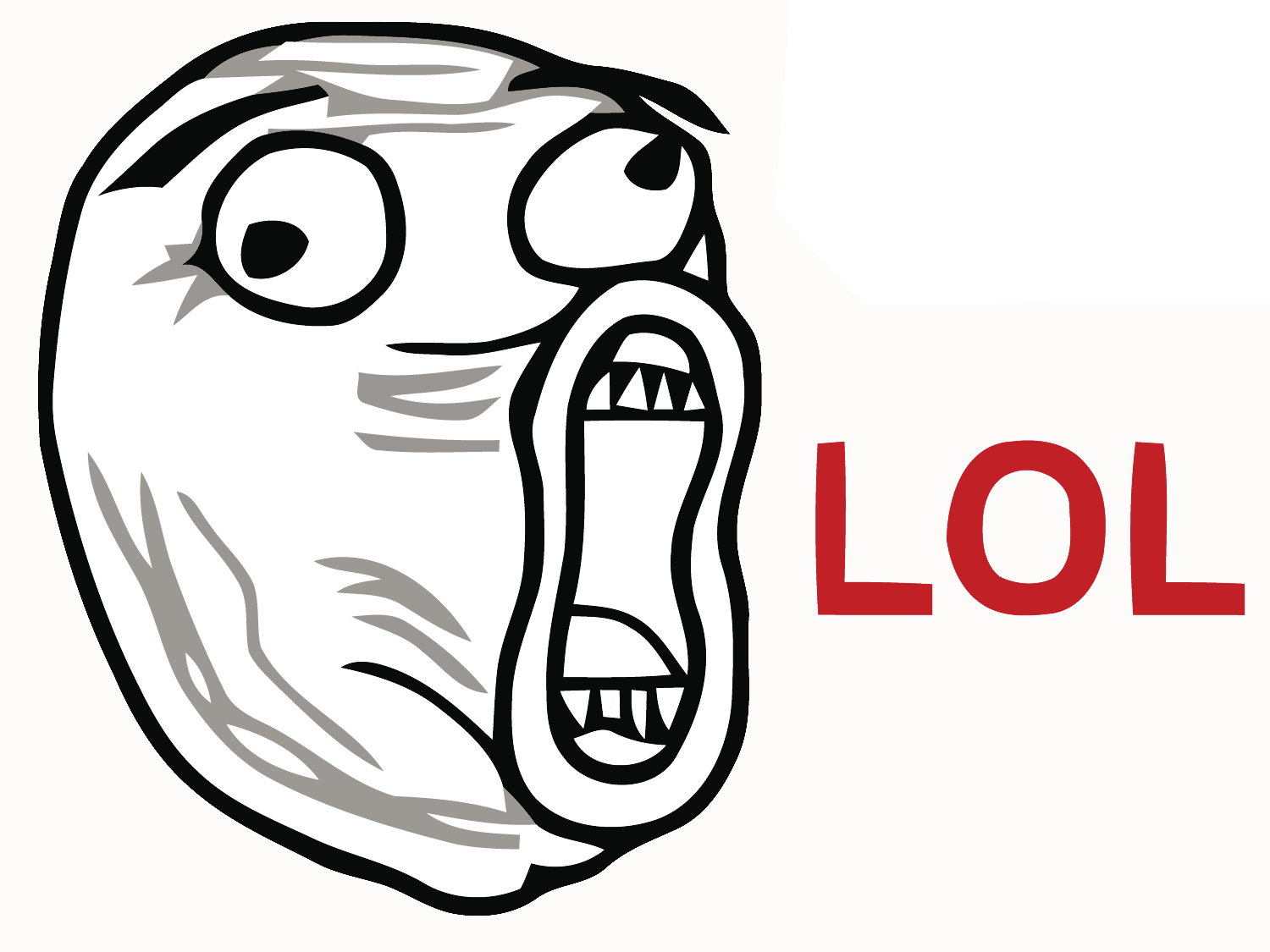 Lol Transparent Background - Lol Meme Face (1024x768), Png Download