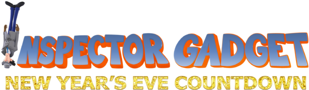 New Year's Eve Countdown - Inspector Gadget (800x180), Png Download