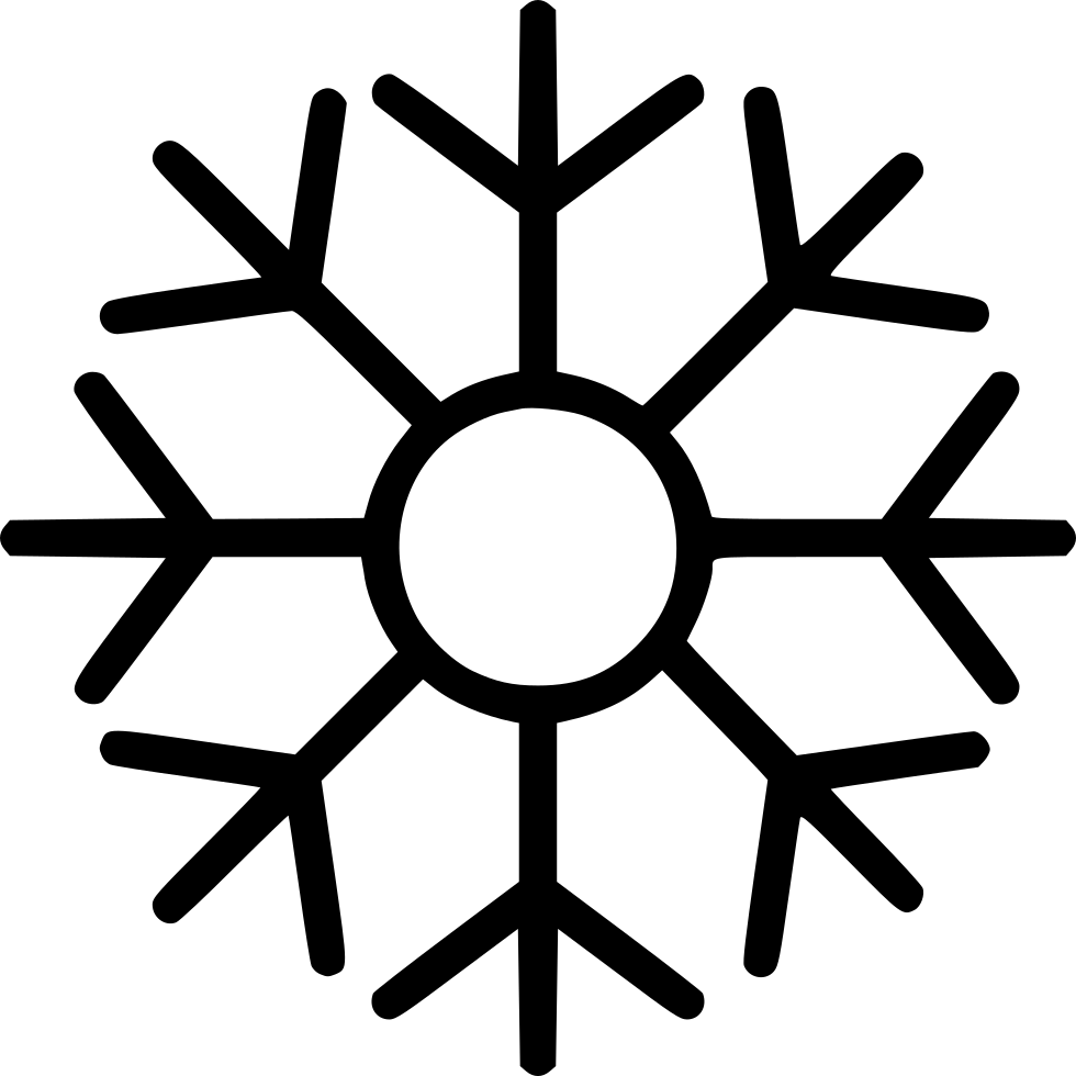 Png File - Snowflake Svg (980x980), Png Download