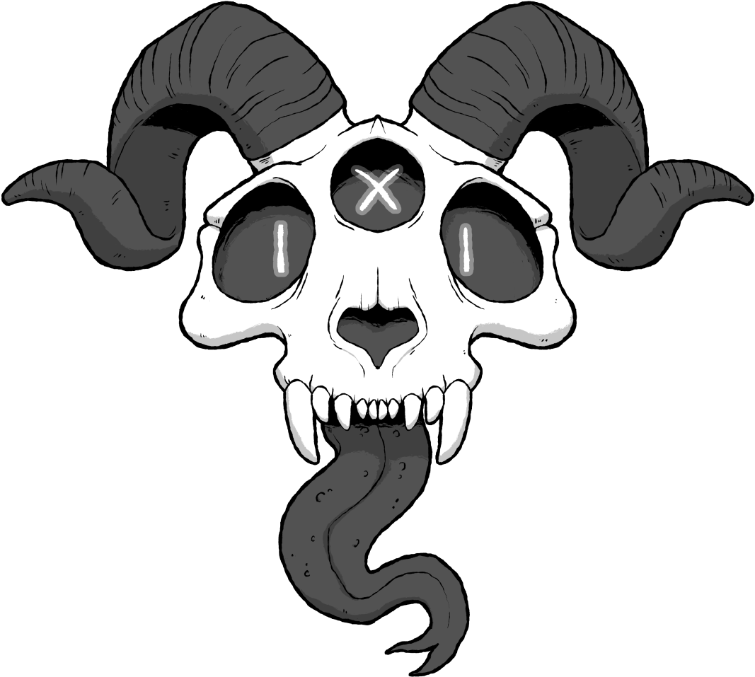 Image Free Image Hadesskullthing Png Animal Jam Clans - Drawing A Demon Cat (1080x970), Png Download
