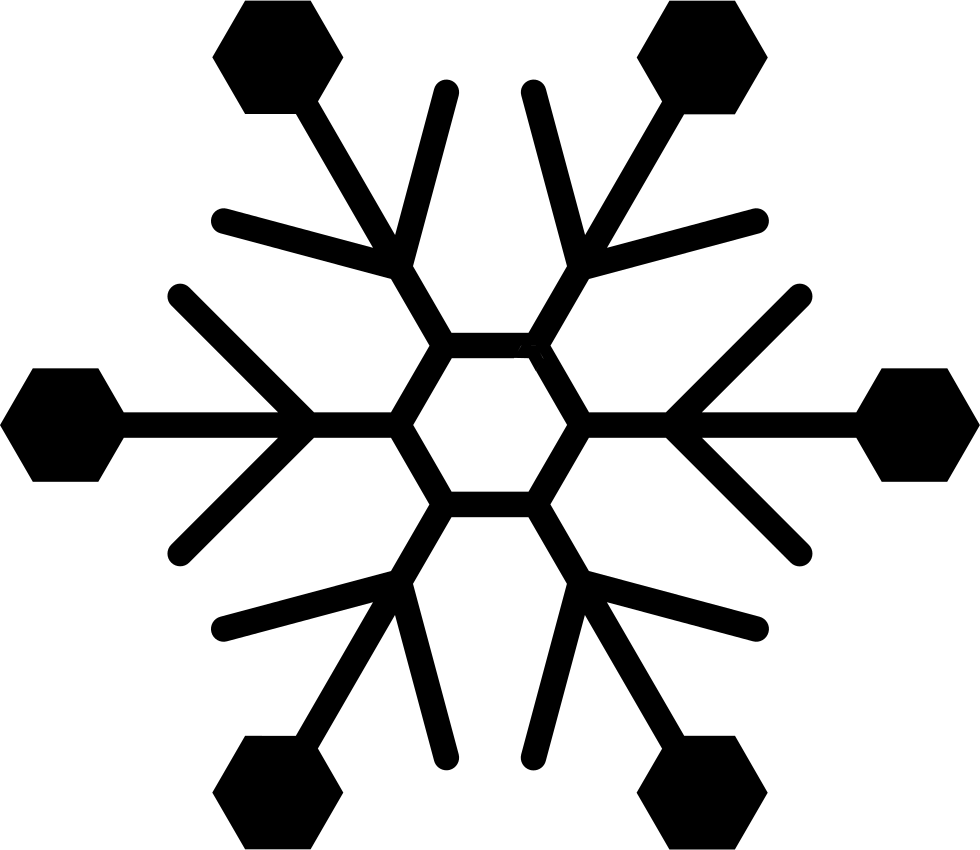 Png File - Snowflake (980x850), Png Download
