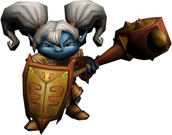 34, January 14, 2010 - Poppy League Of Legends Model (640x480), Png Download