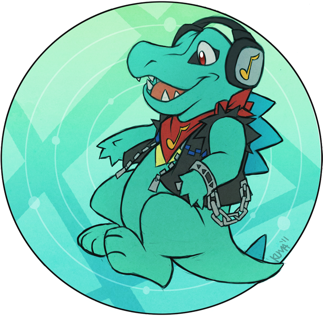 Shiny Totodile - Totodile (700x688), Png Download