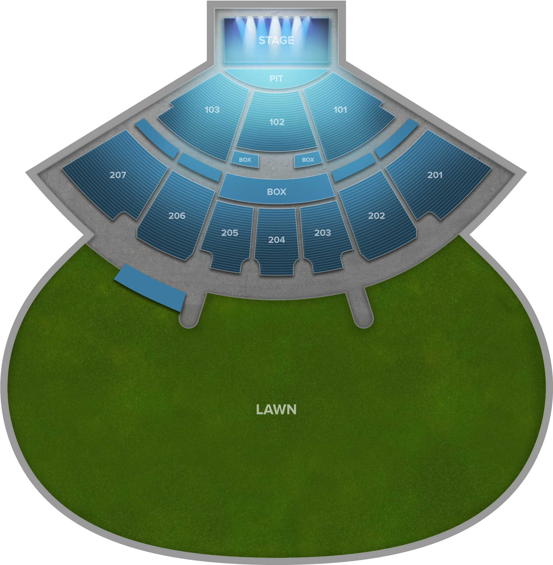 G-eazy At Sunlight Supply Amphitheater Jul - Sunlight Supply Amphitheater (2560x1936), Png Download