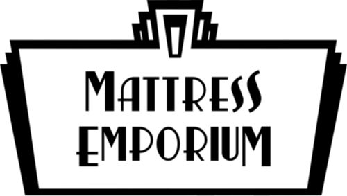 Mattress Emporium Logo Medium (500x283), Png Download
