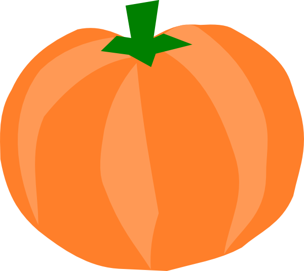 Pumpkin Clip Art At Clker - Pumpkin Png Clip Art (600x535), Png Download
