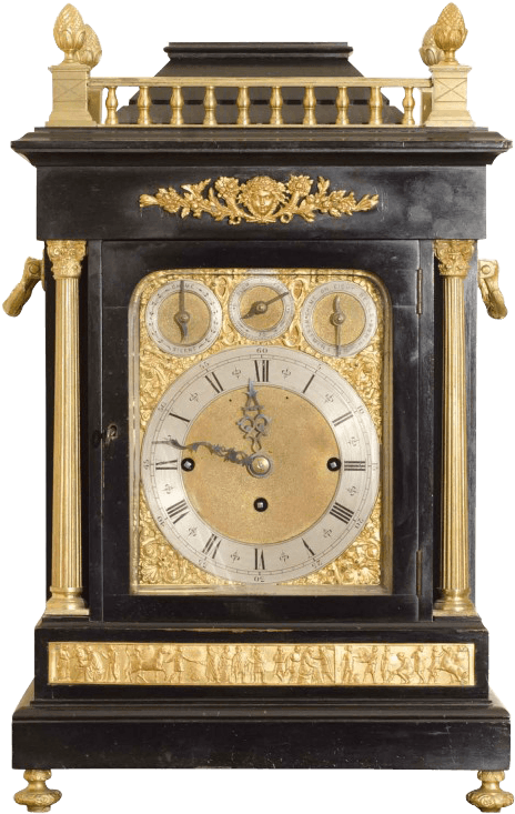 Small Antique Clock - Clock (533x800), Png Download