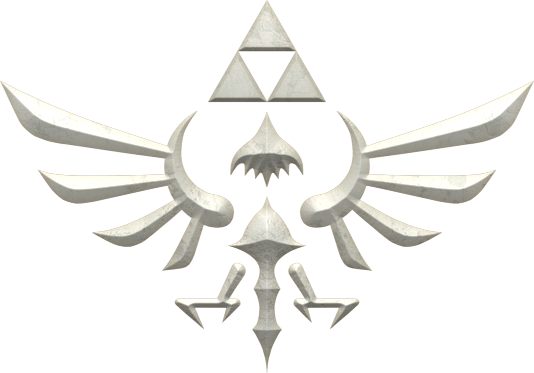 Stone By Blueamnesiac On Deviantart - Triforce Skyward Sword Png (1068x747), Png Download