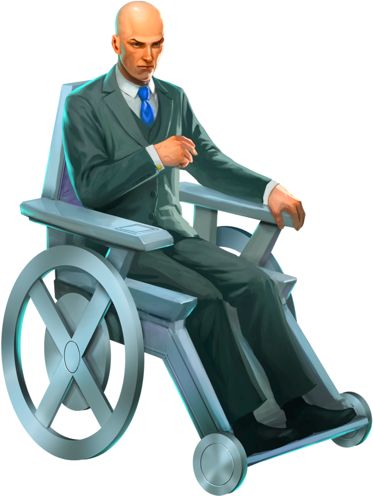 Professor X Transparent Image - Charles Xavier Comics Png (777x1029), Png Download
