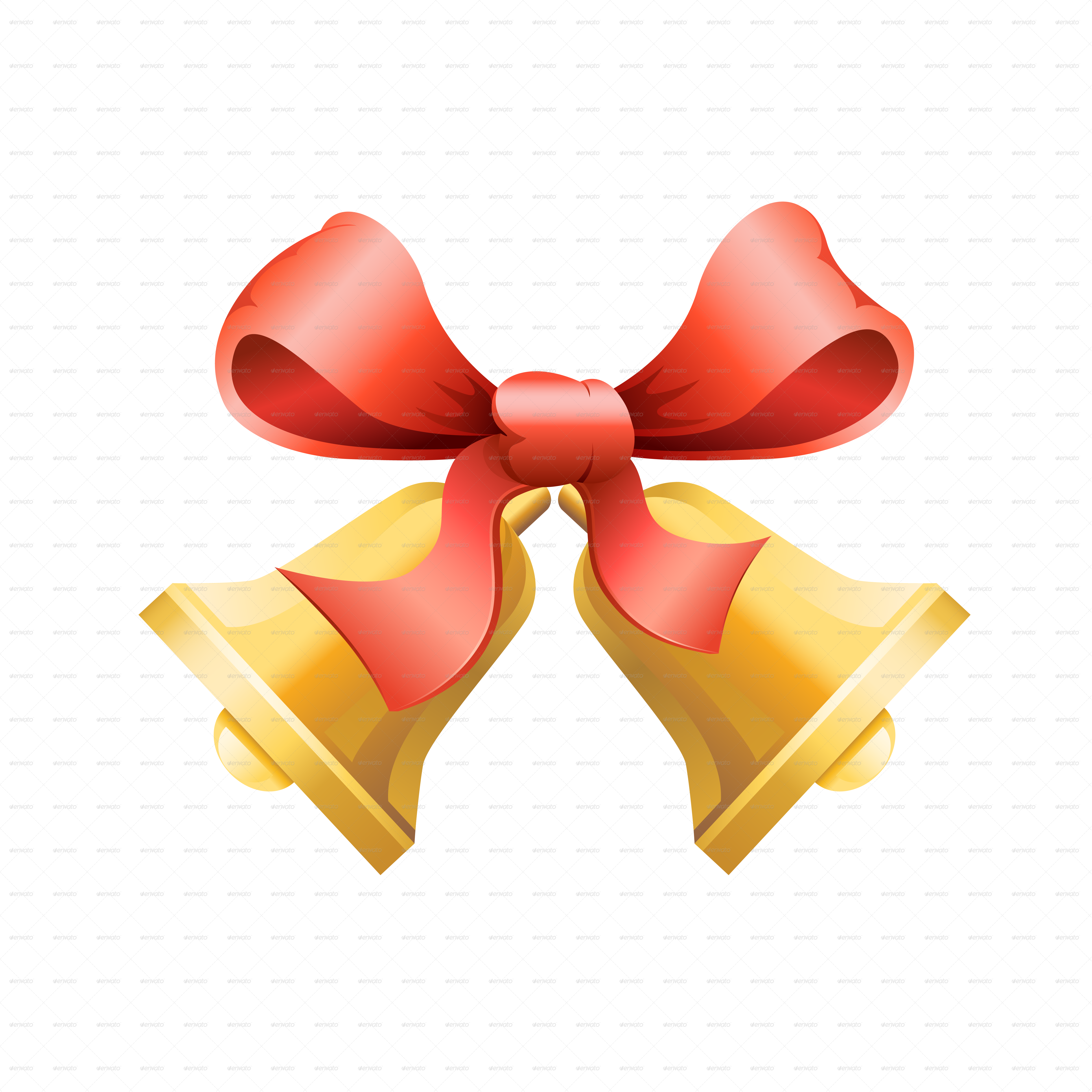 Bells And Ribbon Bells And Ribbon - Bell (4961x4961), Png Download