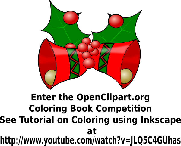 How To Set Use Christmas Bells Clipart (600x485), Png Download