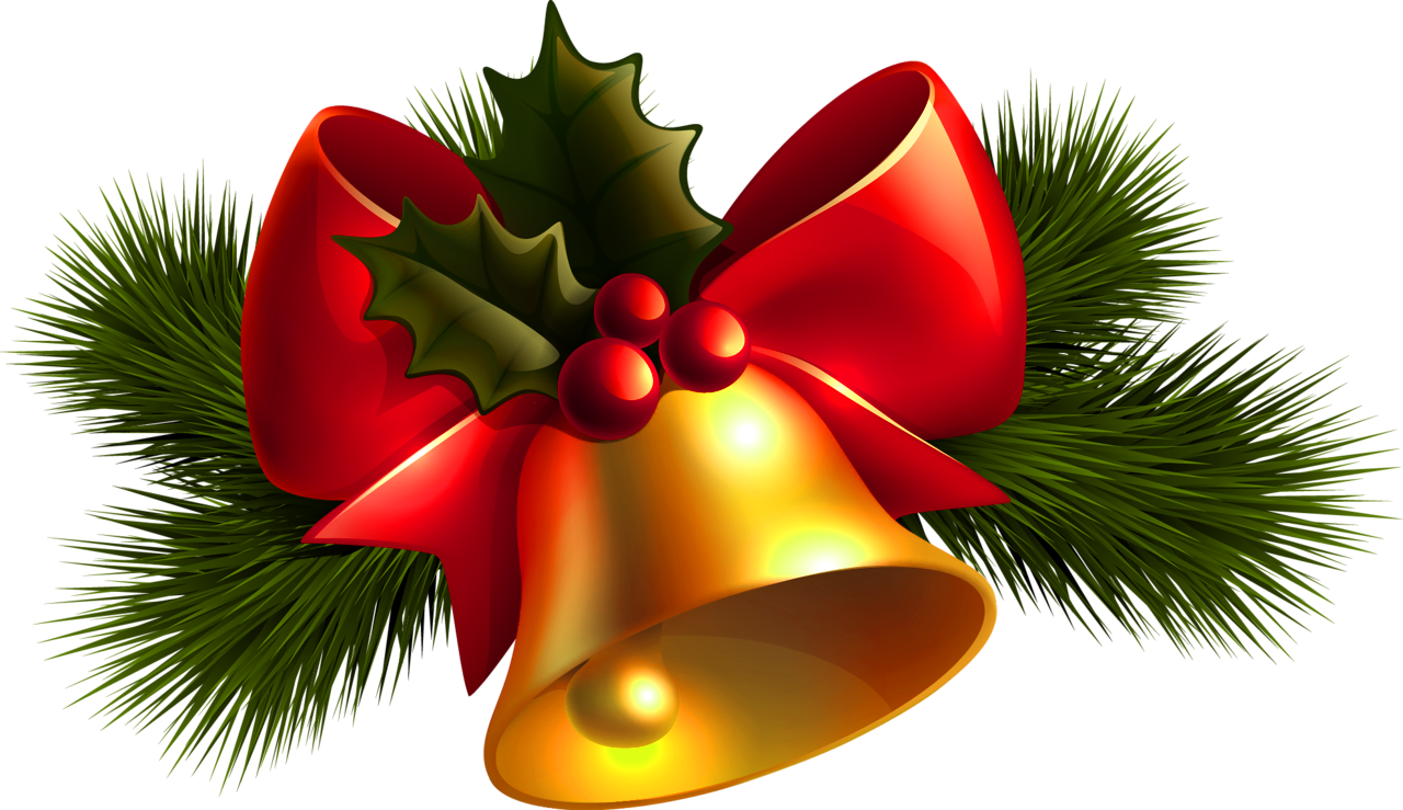 Christmas Bells Png Image - Portable Network Graphics (1280x739), Png Download